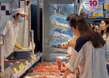 Giá thịt lợn neo cao bất chấp giá lợn hơi tiếp đà ‘tuột dốc’
