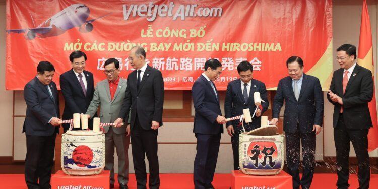 Vietjet công bố đường bay thẳng đầu tiên giữa Việt Nam và Hiroshima mừng Hội nghị thượng đỉnh G7