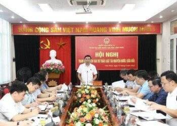 Vĩnh Phúc tổ chức lấy ý kiến vào Dự thảo Luật Tài nguyên nước