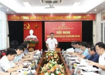 Vĩnh Phúc tổ chức lấy ý kiến vào Dự thảo Luật Tài nguyên nước