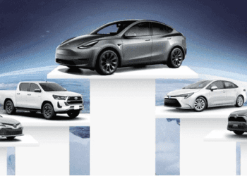 Xe điện Tesla dẫn đầu cuộc đua ô tô bán chạy nhất thế giới