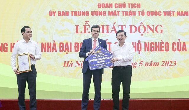 SeABank ủng hộ 100 nhà Đại đoàn kết tổng trị giá 5 tỷ đồng cho hộ nghèo tỉnh Điện Biên