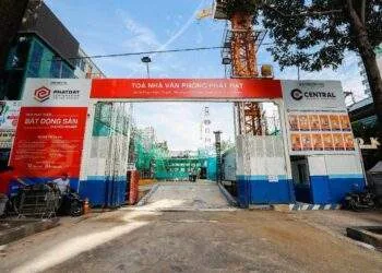 Dự án tòa nhà văn phòng Phát Đạt hoàn thành kết cấu phần ngầm