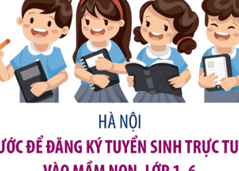 Bốn bước để đăng ký tuyển sinh trực tuyến vào mầm non, lớp 1, 6 tại Hà Nội