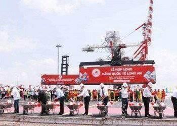 Cảng Quốc tế Long An hợp long 7 cầu cảng, hoàn thiện toàn bộ vào tháng 6/2024