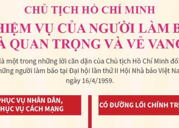 Nhiệm vụ của người làm báo là quan trọng và vẻ vang