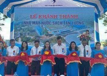 Quảng Trị khánh thành dự án nâng cấp nhà máy nước sạch Tân Lương