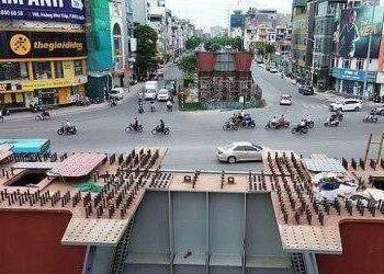 Hà Nội cấm các phương tiện lưu thông qua nút giao Hồng Tiến