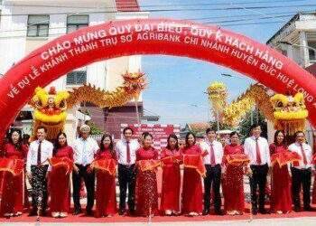 Khánh thành trụ sở làm việc Agribank Chi nhánh huyện Đức Huệ