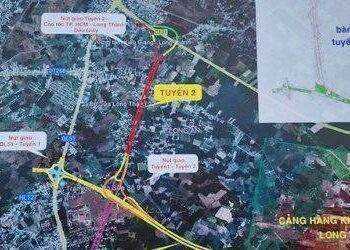 Khởi công 2 tuyến đường 2.630 tỷ đồng kết nối đến sân bay Long Thành