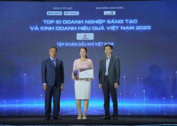 Petrovietnam cùng nhiều doanh nghiệp thành viên được vinh danh "Doanh nghiệp Sáng tạo và Kinh doanh hiệu quả Việt Nam năm 2023"
