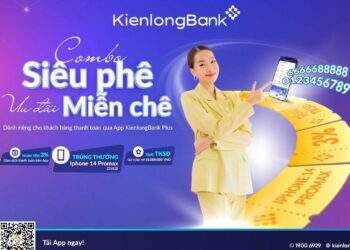Rinh ưu đãi kép khi giao dịch trên ứng dụng KienlongBank Plus