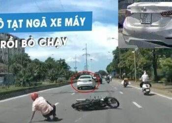 Tài xế ô tô 'bẩn tính', cố tình tạt ngã xe máy… rồi bỏ chạy