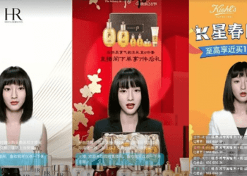 Trung Quốc dùng người mẫu AI livestream bán hàng