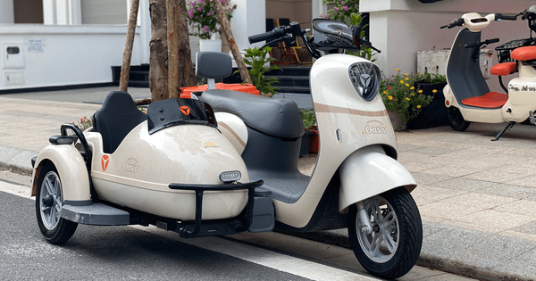 Xe điện 3 bánh Yadea kiểu 'sidecar' đầu tiên về Việt Nam