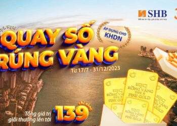 Cơ hội trúng vàng SJC 999.9 dành cho khách hàng doanh nghiệp giao dịch tại SHB