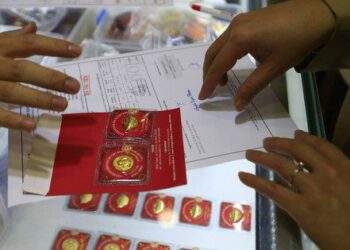 Vàng miếng SJC tăng cao