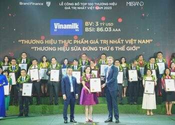 Vinamilk tiếp tục thăng hạng với giá trị thương hiệu chạm mốc 3 tỷ USD