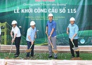 Nhựa Tiền Phong đưa cây cầu yêu thương số 115 đến với người dân vùng cao Hòa Bình
