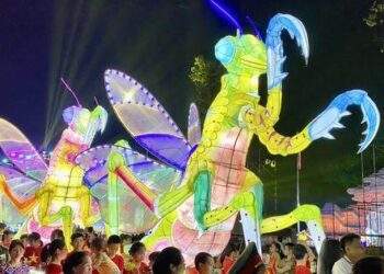 Những mô hình khổng lồ lung linh sắc màu có từ bao giờ?