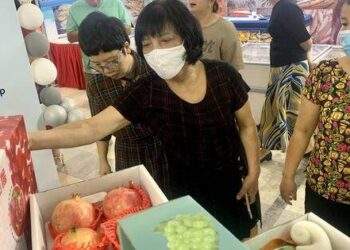 Trái cây Trung Quốc bất ngờ hút khách, cháy hàng ở AgroViet 2023