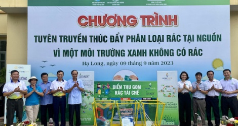 Quảng Ninh thúc đẩy phân loại rác tại nguồn vì một môi trường xanh