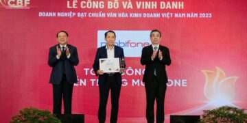 MobiFone được công nhận là ‘Doanh nghiệp đạt chuẩn văn hóa kinh doanh Việt Nam’ 2023