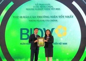 BIDV nhận giải thưởng "Top 10 Báo cáo thường niên tốt nhất"