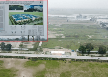 Phân lô, bán nền đất cụm công nghiệp rầm rộ ở huyện ngoại thành Hà Nội