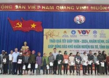 Agribank miền Trung đồng hành cùng các đơn vị mang Xuân yêu thương đến với người đồng bào Ba Tơ
