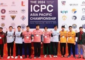 65 đội tuyển châu Á - Thái Bình Dương tranh suất vào chung kết ICPC toàn cầu