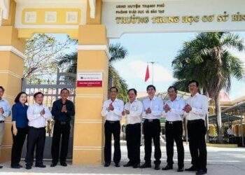Agribank Chi nhánh tỉnh Bến Tre tài trợ nâng cấp, sửa chữa trường học tại huyện Thạnh Phú