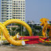 Linh vật rồng ở Đà Nẵng nằm ngổn ngang chờ công viên
