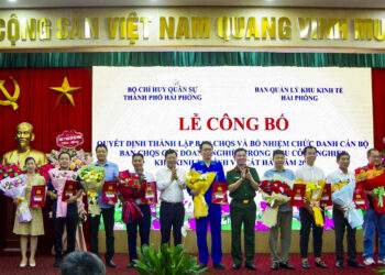 Thành lập 11 Ban Chỉ huy Quân sự tại KCN Hải Phòng có doanh nghiệp nước ngoài