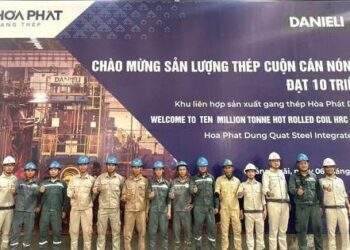 Hòa Phát cán mốc 10 triệu tấn HRC