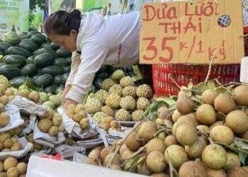 Lãnh đạo UBND quận 8 giới thiệu trái cây "độc lạ" tại Tuần lễ trái cây khiến nhiều người bật cười