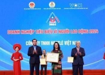 Nestlé Việt Nam được vinh danh 'Doanh nghiệp tiêu biểu vì người lao động'
