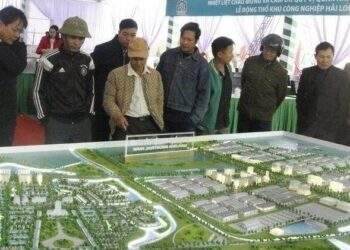 thúc đẩy tiến độ thực hiện dự án xây dựng Khu công nghiệp Hải Long
