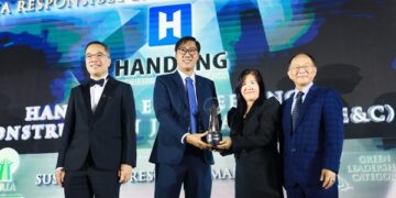 Handong E&C được vinh danh tại giải thưởng Doanh nghiệp trách nhiệm châu Á 2024 (AREA)