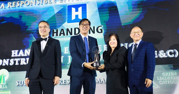 Handong E&C được vinh danh tại giải thưởng Doanh nghiệp trách nhiệm châu Á 2024 (AREA)