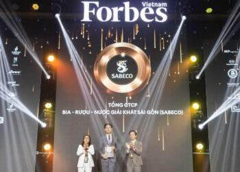 Tăng trưởng tốt giúp Sabeco lần thứ 7 vào top 50 công ty niêm yết của Forbes