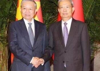 Tổng Bí thư, Chủ tịch nước Tô Lâm hội kiến Ủy viên trưởng Nhân đại toàn quốc Trung Quốc Triệu Lạc Tế