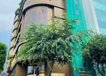 Soi mặt bằng trụ sở công ty của Thái Công tại quận 1 đang rao cho thuê giá 1,1 tỷ đồng/tháng