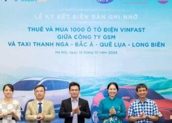 4 hãng taxi lâu đời tại Hà Nội bắt tay Xanh SM chuyển đổi xanh với 1.000 xe điện