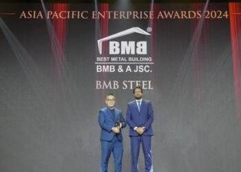 BMB Steel nhận giải 'Doanh nghiệp xuất sắc châu Á 2024'
