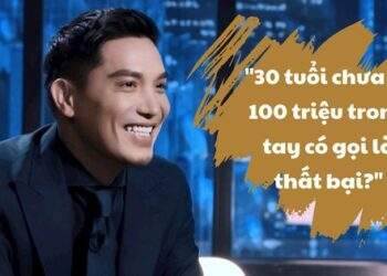Được hỏi “30 tuổi chưa có 100 triệu trong tay có gọi là thất bại”, Shark Minh Beta khẳng định tiền chưa phải cột mốc thành công