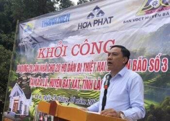 Hòa Phát tài trợ 10 tỉ đồng cho bà con Lào Cai tái thiết sau bão