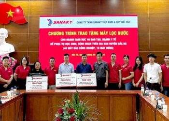 Sanaky ủng hộ người dân huyện Bắc Hà khắc phục thiệt hại sau bão số 3