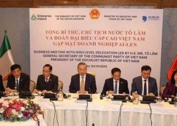 Tổng Bí thư, Chủ tịch nước mong muốn doanh nghiệp Ireland tiếp tục đầu tư mạnh mẽ hơn tại Việt Nam