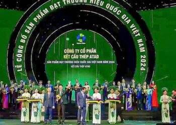 ATAD đại diện tiêu biểu ngành Kết cấu Thép Việt Nam vinh dự đạt Thương hiệu Quốc gia